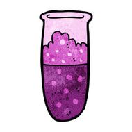 cartoon test tube N10