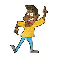 cartoon man with great idea N27