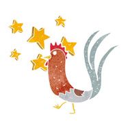 cartoon prize cockerel N4