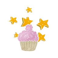 cartoon magical cupcake N11
