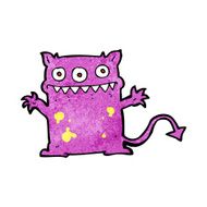 cartoon little monster N47