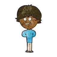 cartoon happy boy N161