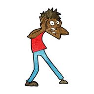 Cartoon Man Panicking N45