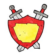 cartoon shield and swords N7
