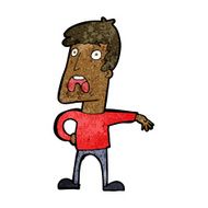 cartoon complaining man N8