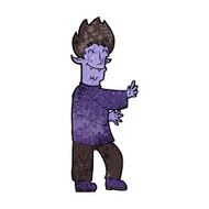 cartoon excited vampire N7