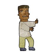 cartoon man gesturing N23