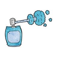 cartoon spray can N60