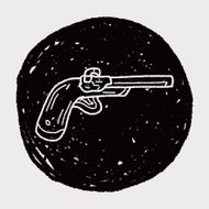 gun doodle N41