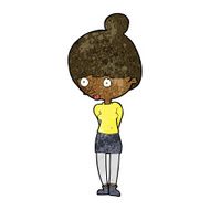 cartoon woman staring N20