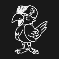 Parrot doodle N14