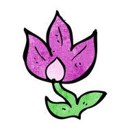 cartoon flower N306