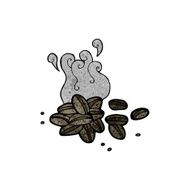 Cartoon Coffee Beans N20