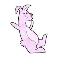 cartoon pink bunny N4