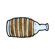 cartoon spilled bottle N9