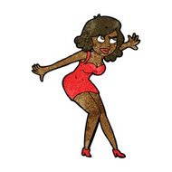 Cartoon Female Spy N26