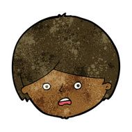cartoon unhappy boy N37