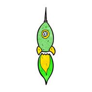 Cartoon Spaceship N35