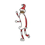 cartoon skinny santa N7
