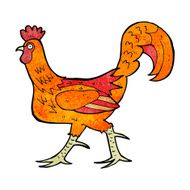 cartoon cockerel N21
