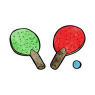 cartoon table tennis bats N6
