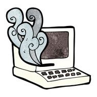 cartoon old computer N30