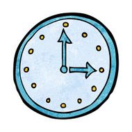 cartoon clock symbol N6