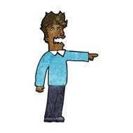 cartoon man accusing N15