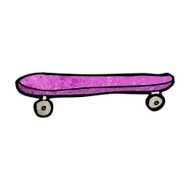 Cartoon Skateboard N46