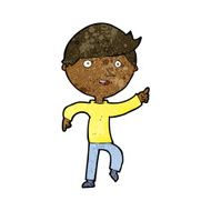 cartoon happy pointing N7