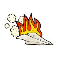 Cartoon Paper Airplane N13
