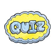 cartoon quiz sign N6
