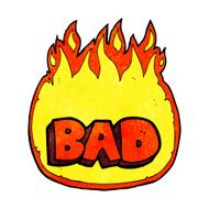 cartoon bad sign N6
