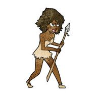 cartoon cave girl N6