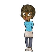 cartoon pretty woman N181