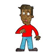 cartoon shocked man N89