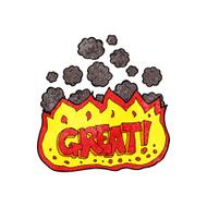 cartoon great symbol N8
