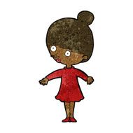 cartoon surprised woman N150
