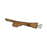cartoon pointing arm N16
