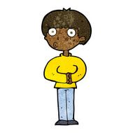 cartoon curious man N45