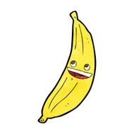 cartoon happy banana N7