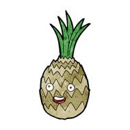 cartoon happy pineapple N3