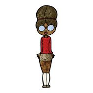 cartoon librarian woman N7