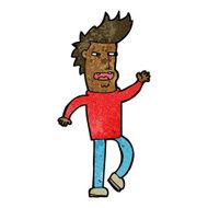 cartoon loudmouth man N7