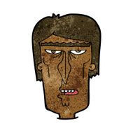 cartoon angry face N18