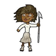 cartoon woman with spear N7