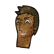 cartoon angry face N19