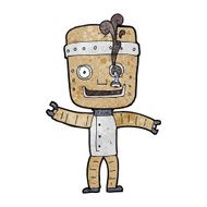 cartoon funny old robot N7