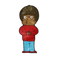 cartoon shy boy N15