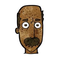 Cartoon Man With Mustache N72